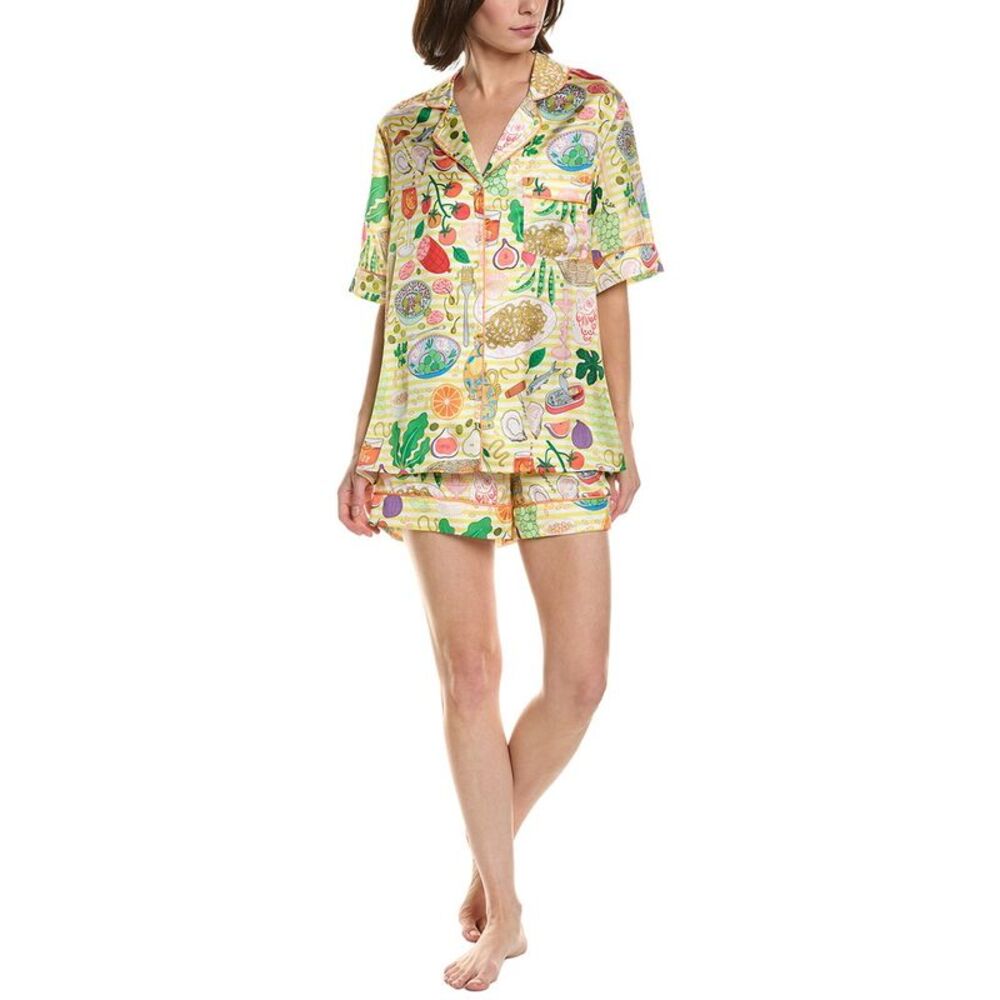 Karen Mabon Womens  2Pc Print Pajama Set